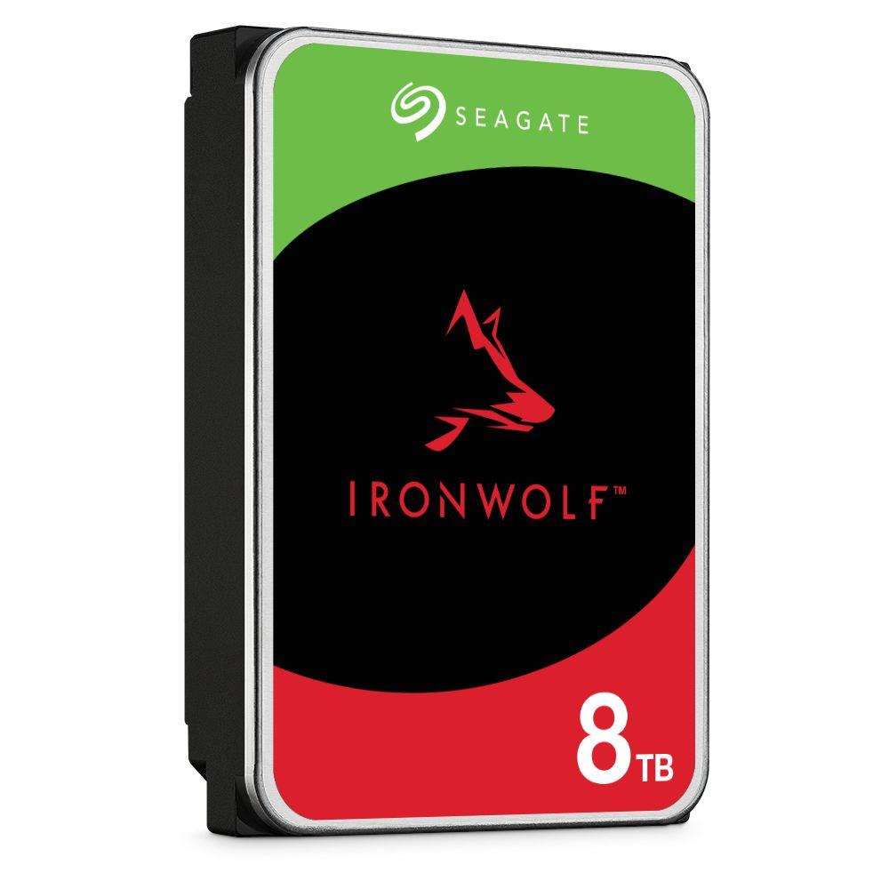 Disco Rígido NAS SEAGATE IronWolf ST8000VN004 (8 TB - 3.5" - Serial ATA III - Preto) — miniatura 3