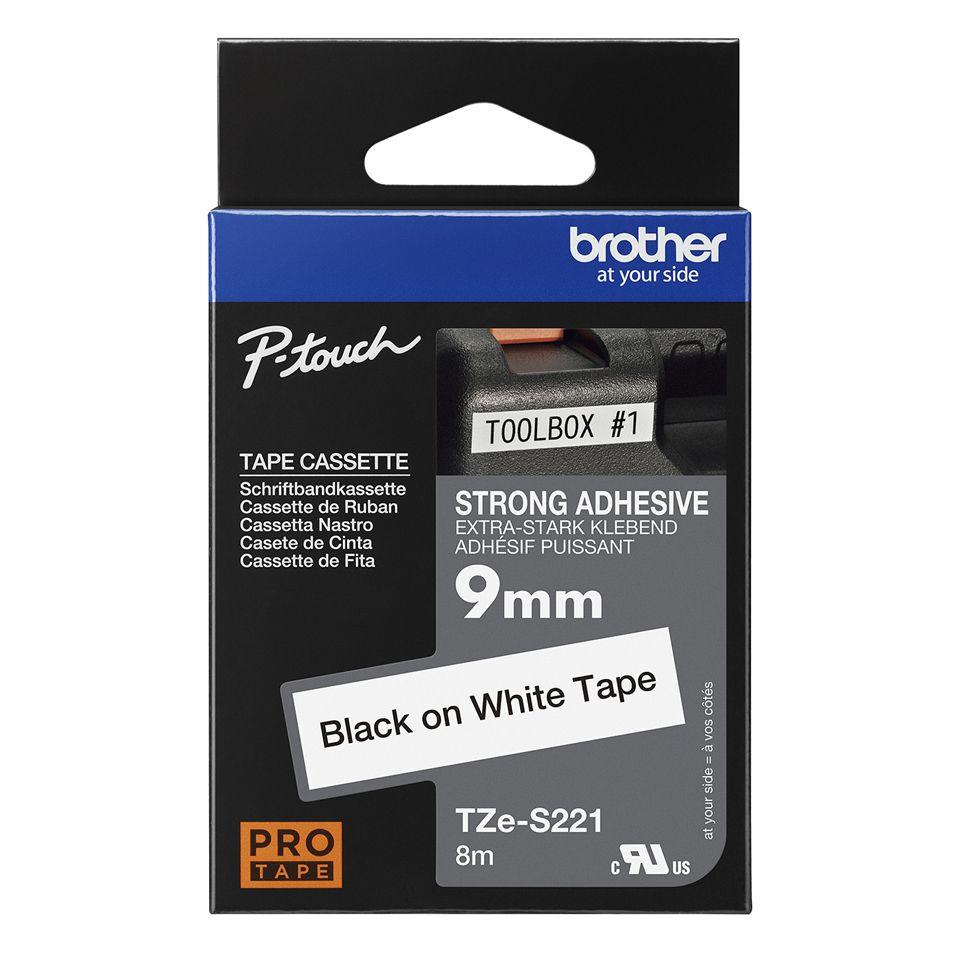 Fita de Impressão BROTHER TZe-S221 (Brother P-touch - Branco), miniatura 4