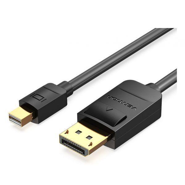 Cabo Mini DisplayPort para DisplayPort VENTION HAABH (2 m - Mini DisplayPort - Preto) — miniatura 2