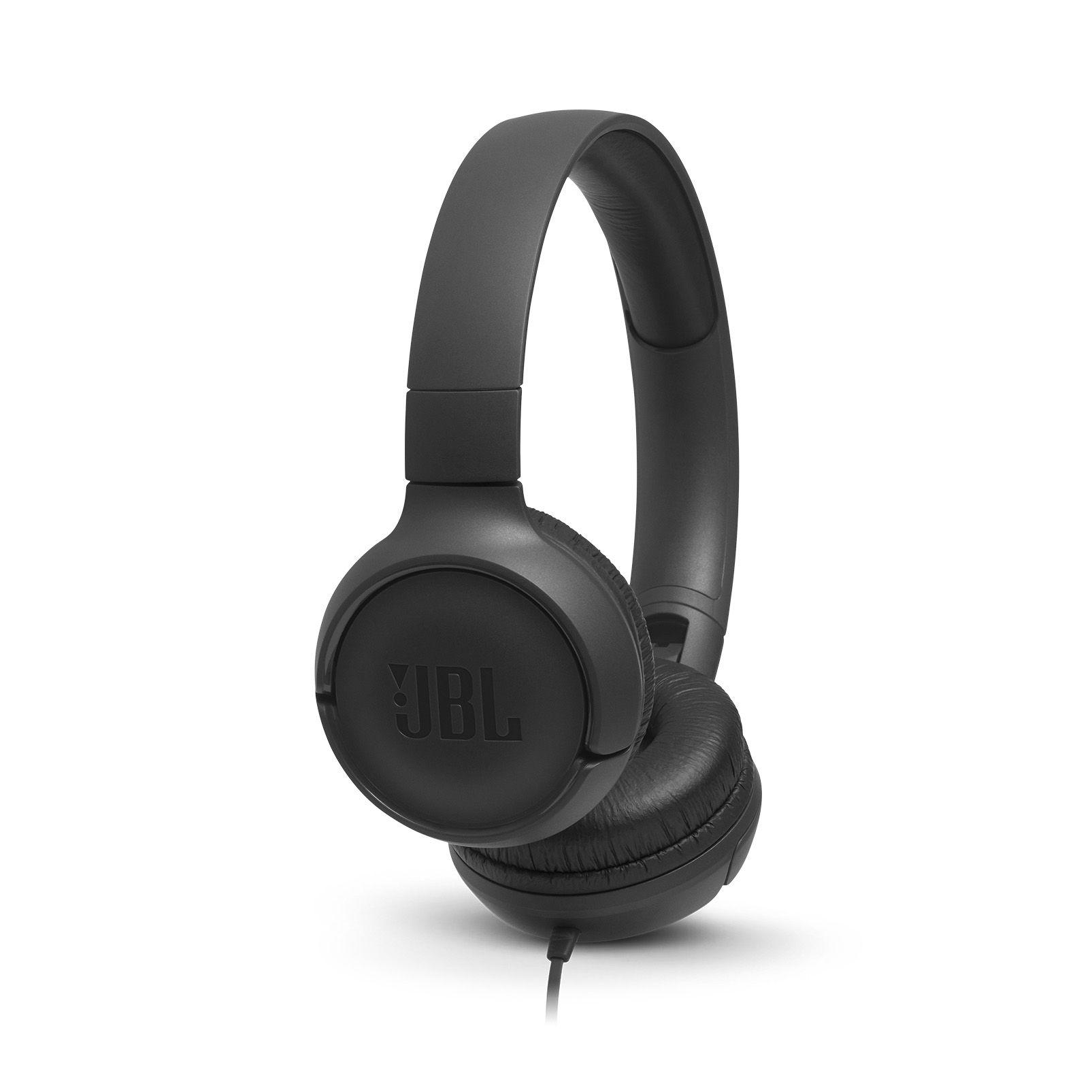 Auscultadores JBL Tune 500 (Binaural - Com fios - Circum-aural - Preto)
