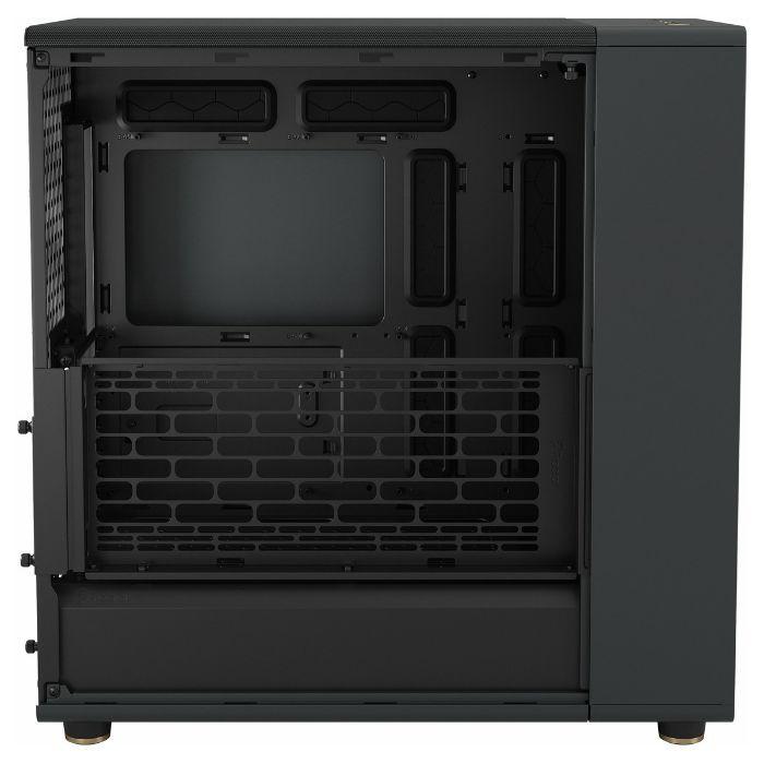 Caixa PC Extended-ATX FRACTAL DESIGN FD-C-NOR1X-01 (Midi Tower - Aço, madeira - Preto Carvão) — miniatura 3