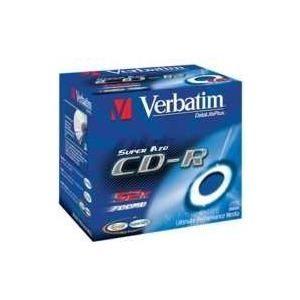 CD-R Gravável VERBATIM 43325 (10 unidades - 700 MB - 80 min - 52x - Superfície imprimível)