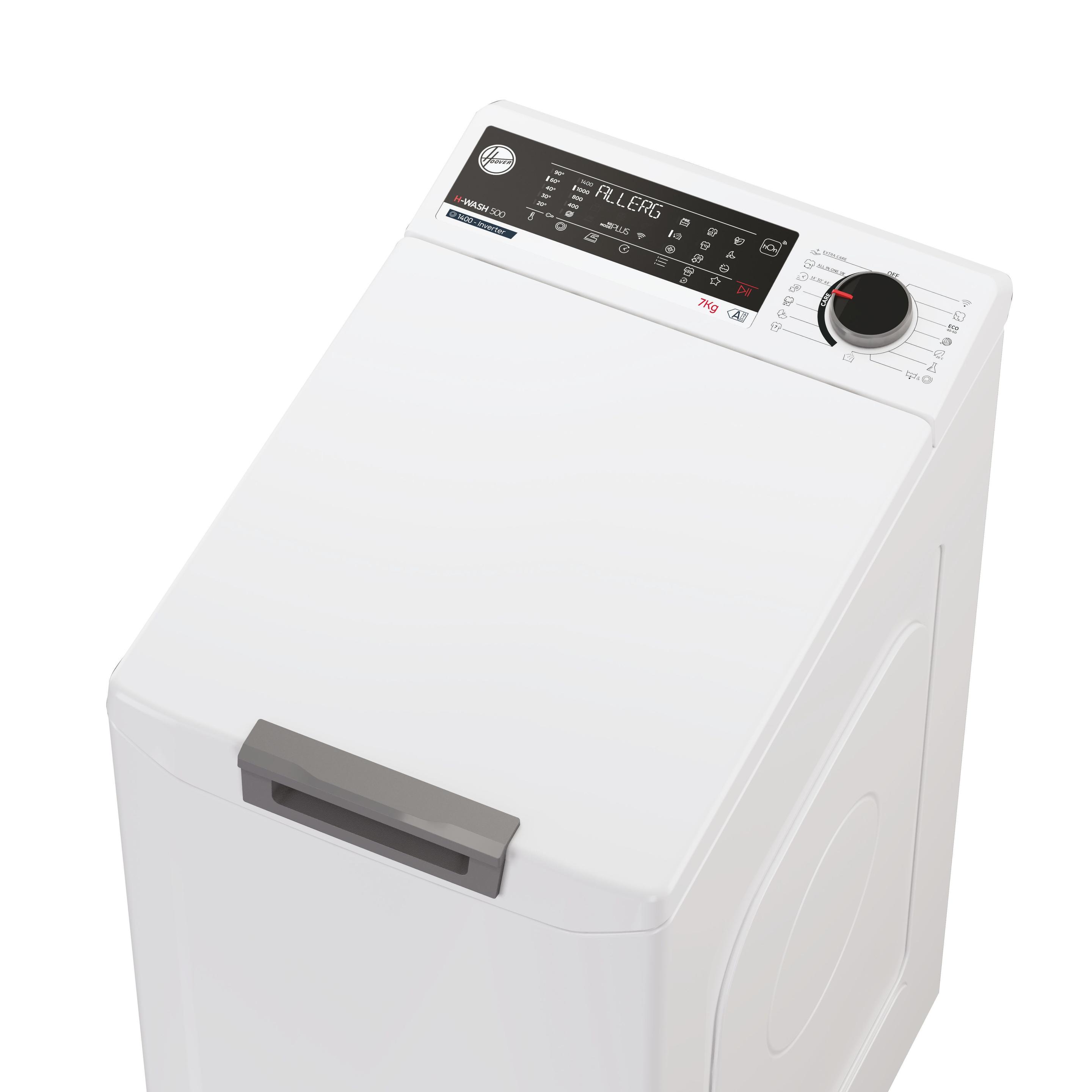 Máquina de Lavar Roupa Independente HOOVER THO476TM5S (1400 RPM - B - C - Branco) — miniatura 3