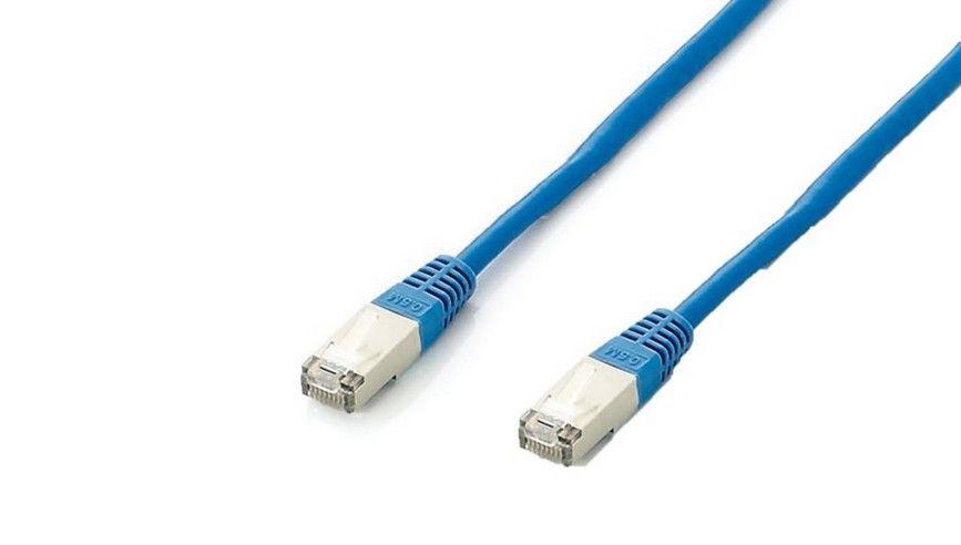 Cabo de Rede EQUIP 605634 (5 m - RJ-45 - PoE+, PoE++ - Azul)