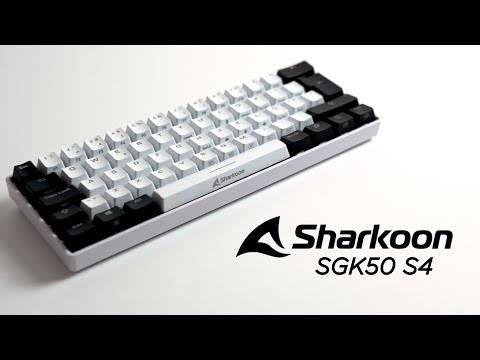 Teclado SHARKOON SKILLER SGK50 S4 (Português - Kailh Red - 60% - Branco/Preto), miniatura 5