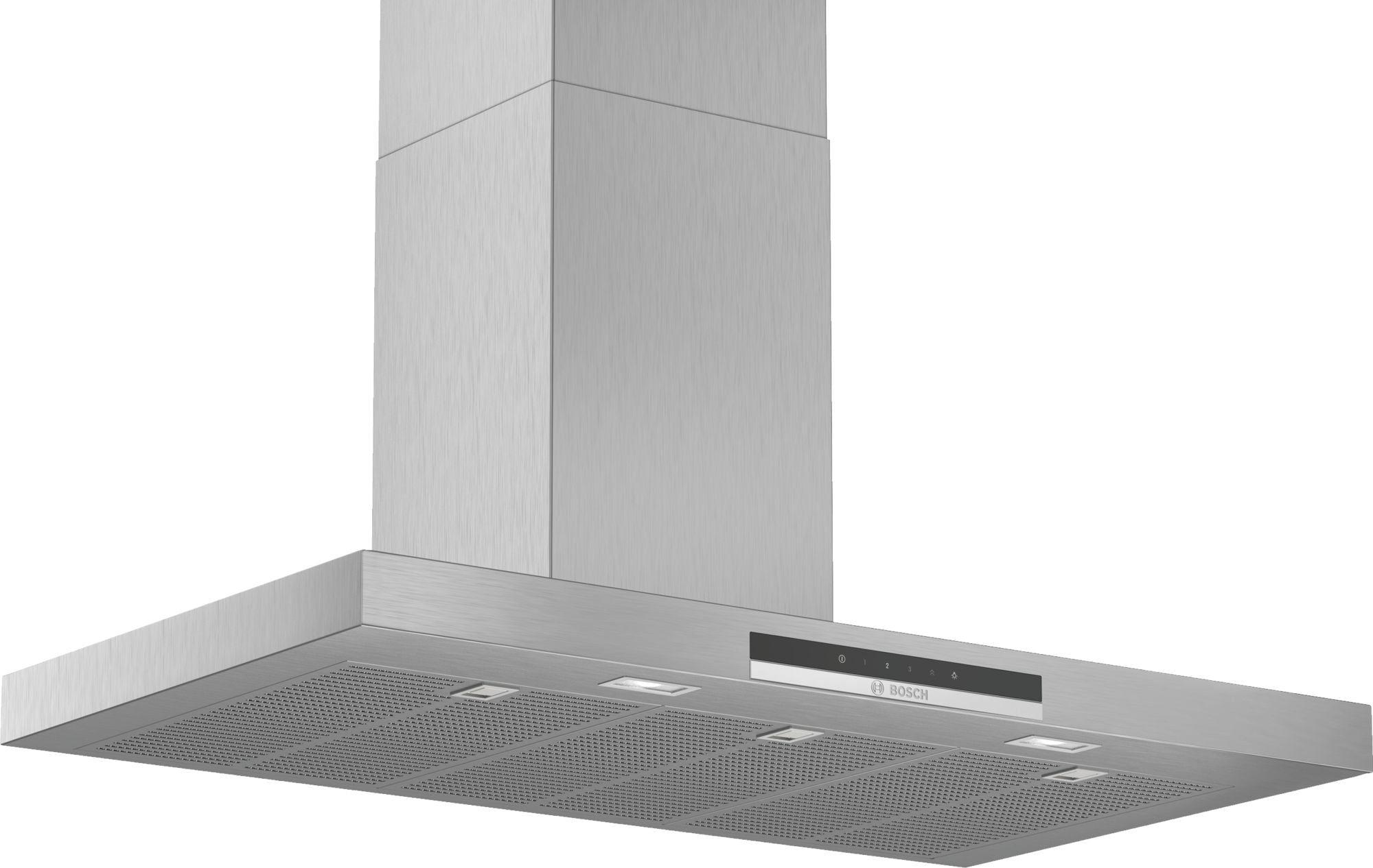 Exaustor de Parede BOSCH DWB97IM50 (Altura 63,5-107,5 cm - 90 cm - 50 cm - Inox)
