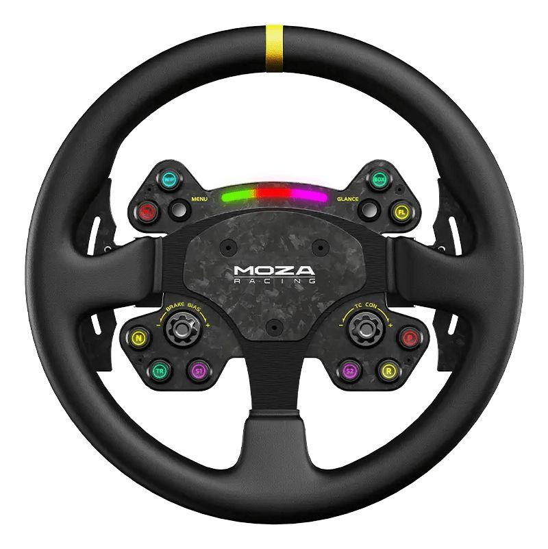 Volante MOZA RACING RS V2 (PC - Com fios e sem fios - Com fios, sem fios - Preto)