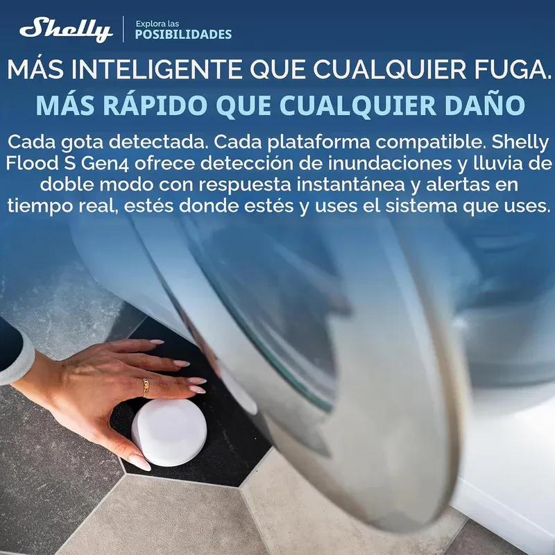 Sensor de Inundação SHELLY Flood S Gen4 (Wi-Fi - Zigbee - Bluetooth - Matter) — miniatura 3