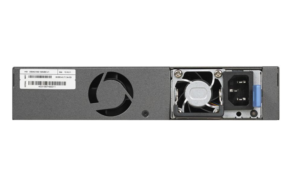 Switch NETGEAR M4300-8X8F (10G Ethernet - 320 Gbit/s - L3 - Preto) — miniatura 3