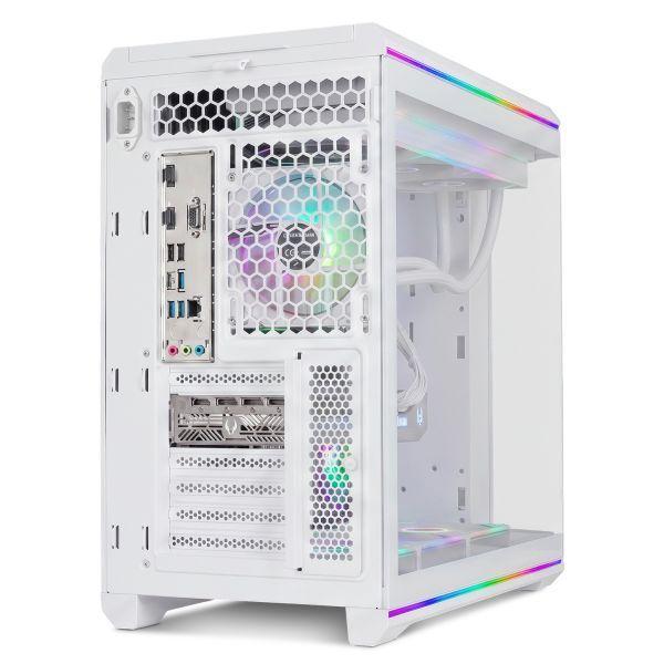 Caixa PC Gaming NOX Hummer Anvil (ATX, ITX, Micro ATX - Midi Tower - Multi - Branco) — miniatura 2