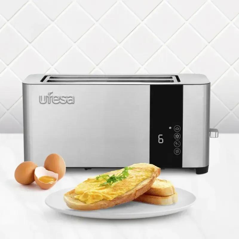Torradeira UFESA Duo Plus Deluxe 2R Largo (1400 W - 2 fatias - Inox), miniatura 2