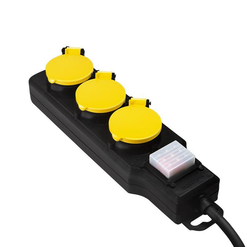 Extensão Elétrica LOGILINK LPS253 (Preto e Amarelo), miniatura 3