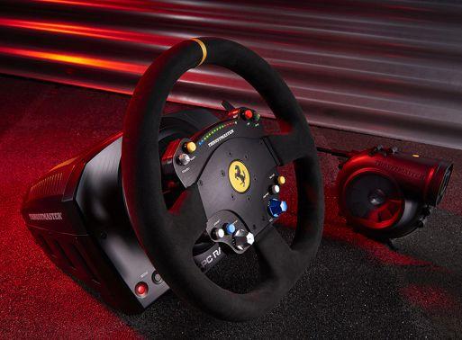 Volante THRUSTMASTER TS-PC Racer Ferrari 488 Challenge Edition (PC - Com fios - Preto) — miniatura 5