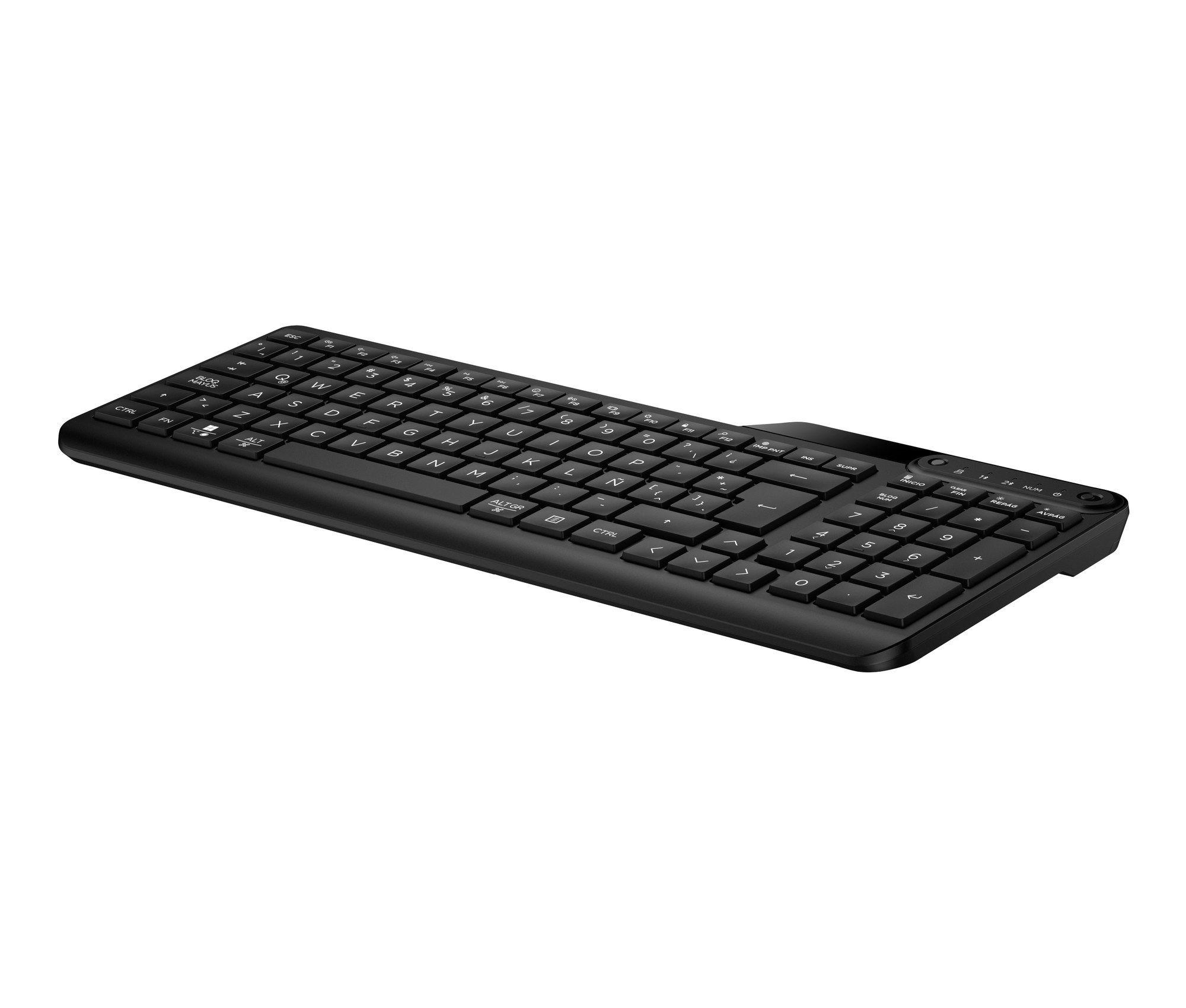 Teclado HP 475 (Interruptor de membrana - Tamanho completo - Bluetooth - Preto) — miniatura 4