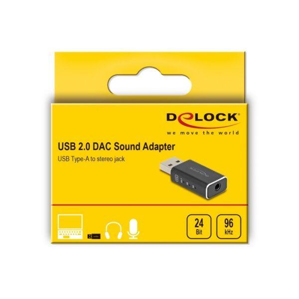 DAC USB Gaming DELOCK 68001 (Preto) — miniatura 6