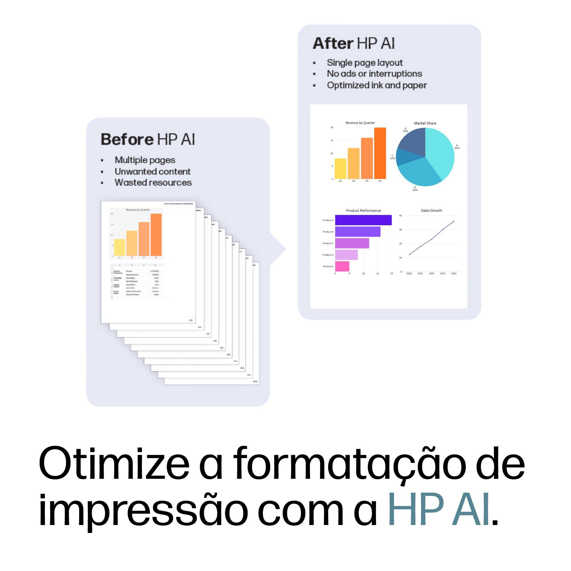 Impressora Multifunções HP OfficeJet Pro 9730e (A3 - Impressão a cores - 500 folhas - Cinzento), miniatura 11