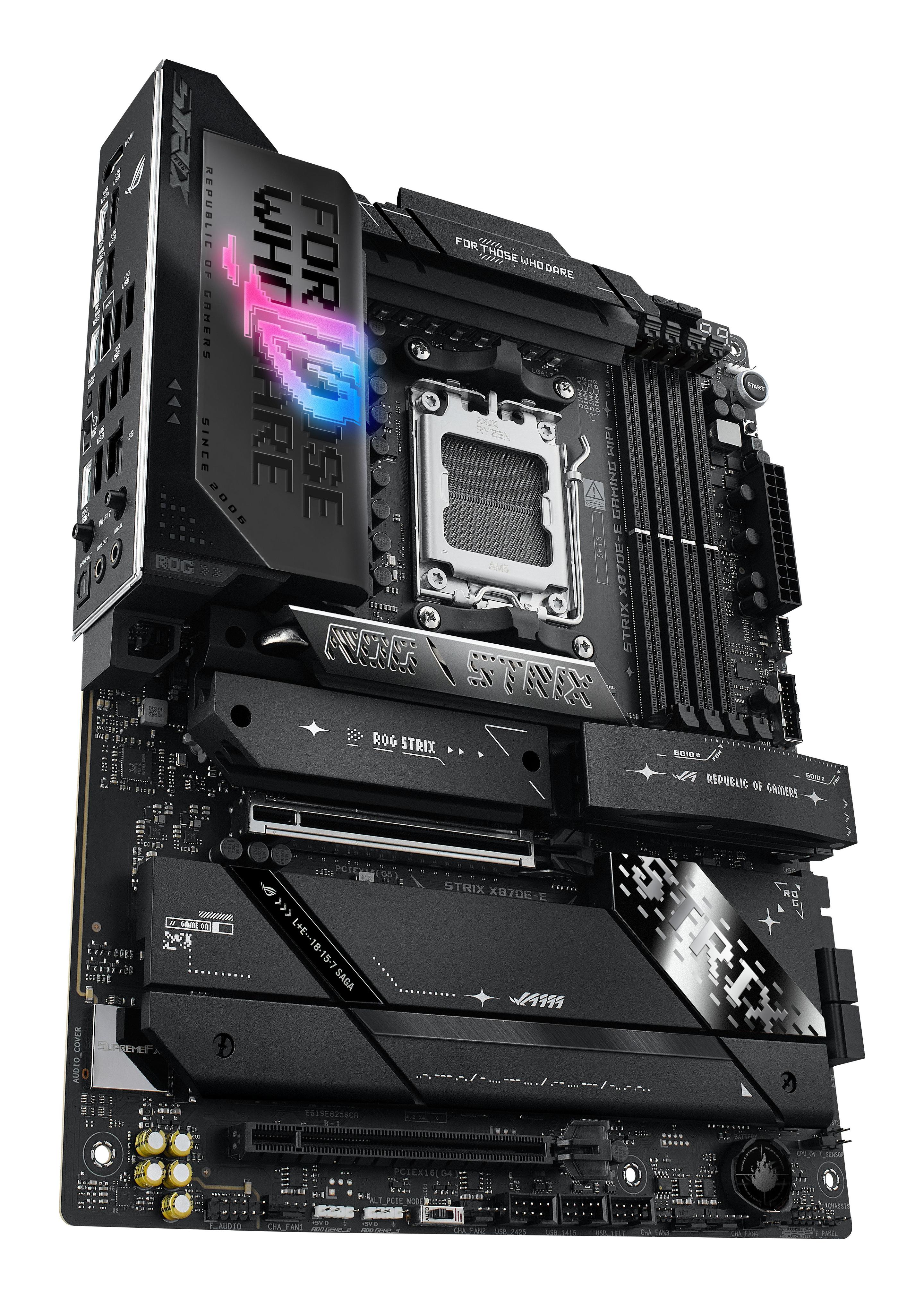 Motherboard ASUS ROG STRIX X870E-E GAMING WIFI (AM5 - ATX - Duplo canal - Preto), miniatura 4