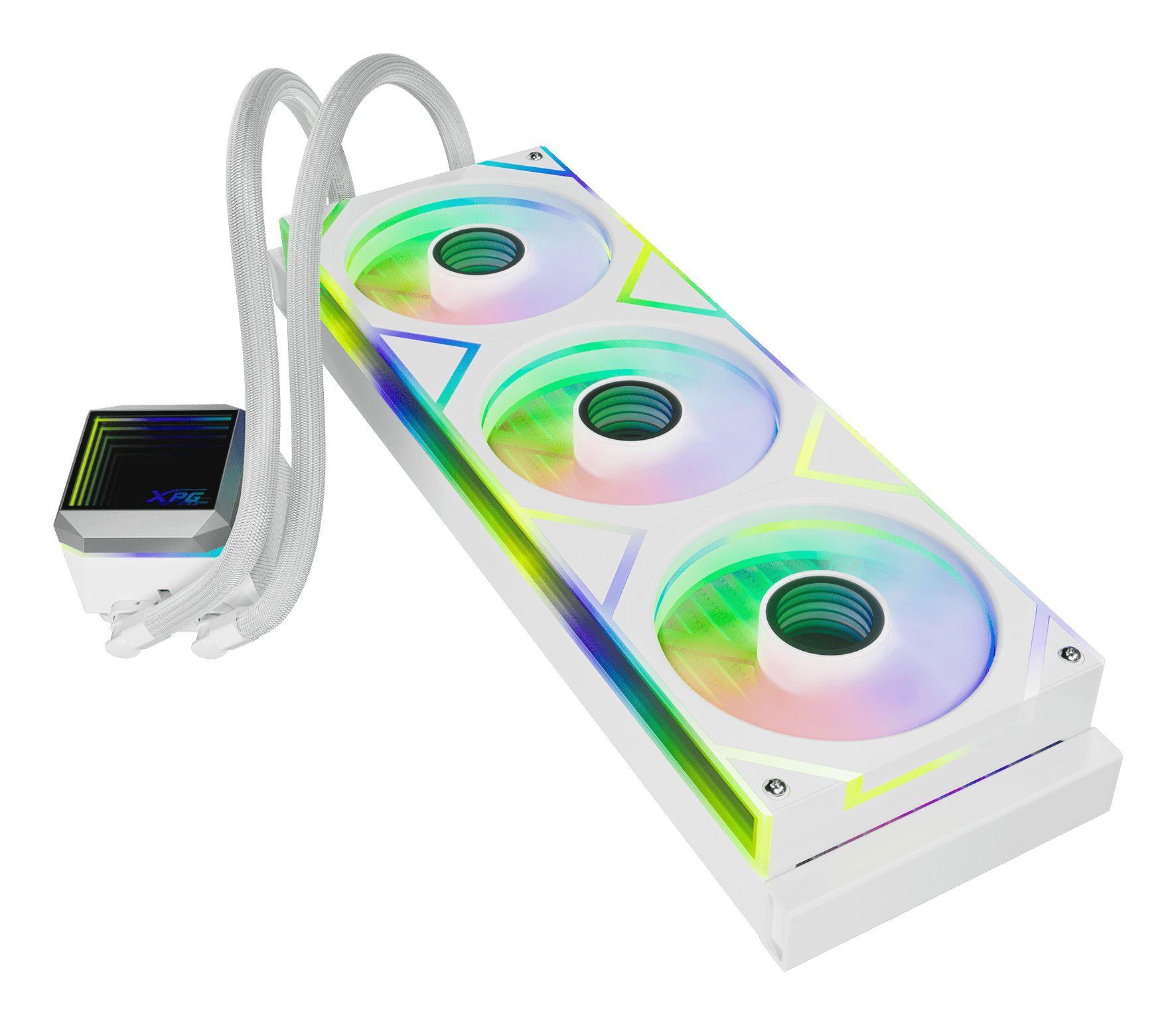 Refrigeração Líquida CPU XPG LEVANTE II 360 ARGB (120 mm - 2000 RPM - Multi - Branco) — miniatura 4