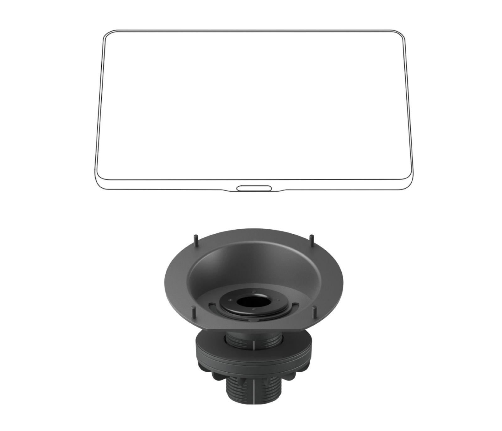 Suporte de Elevação LOGITECH Tap Riser Mount Kit (Grafite) — miniatura 3