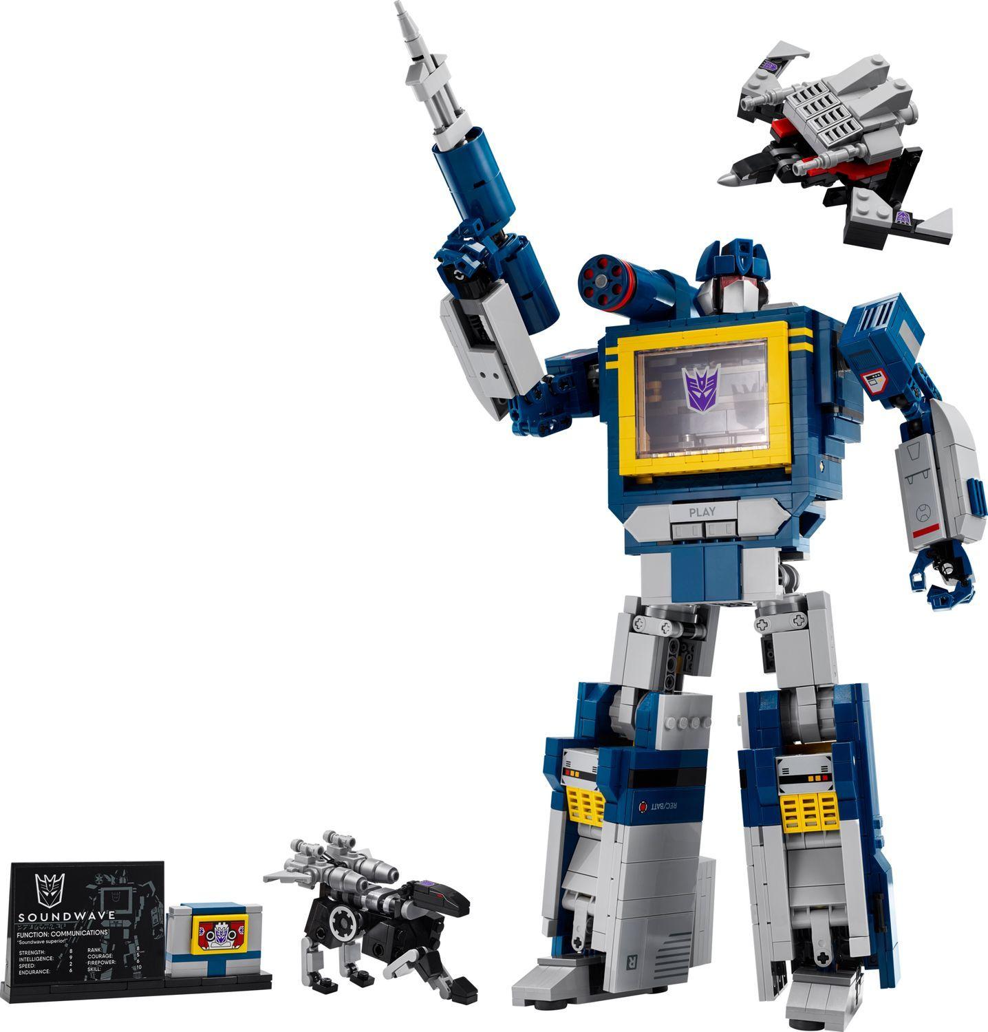 LEGO 10358 Icons Transformers: Soundwave (18+ anos - 1505 peças)