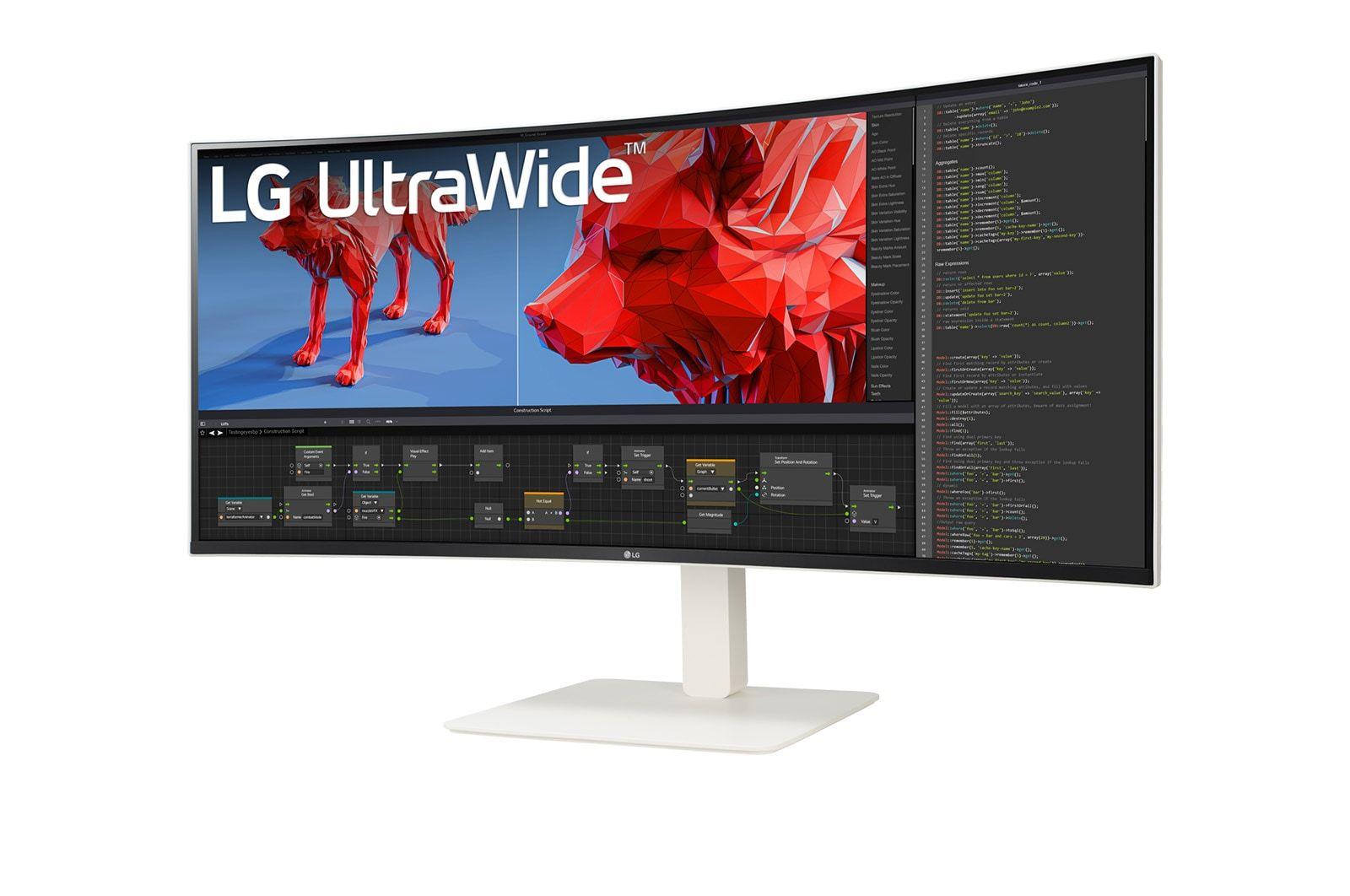 Monitor LG 38BR85QC-W (38" - Nano IPS - 144 Hz - Branco), miniatura 2