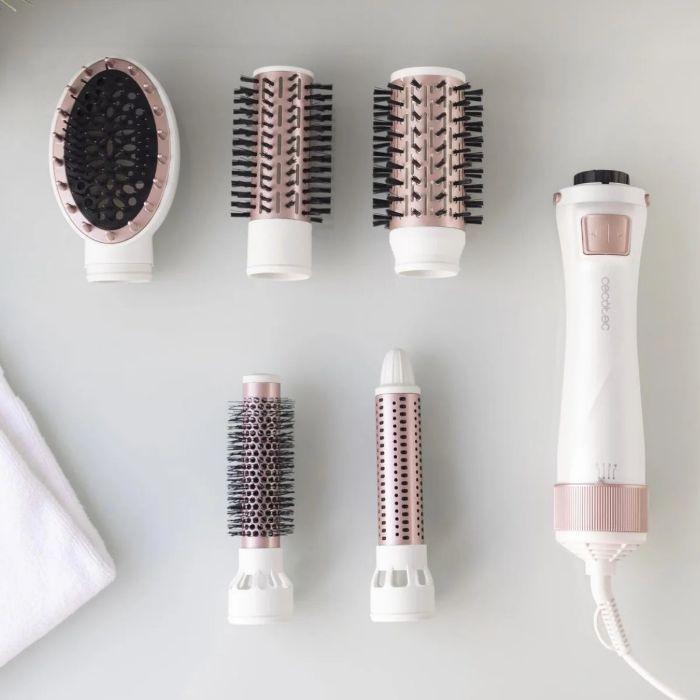 Escova Modeladora de Cabelo CECOTEC Bamba CeramicCare 5 em 1 Pro (Cerâmica - Branco/Rosa-Dourado), miniatura 4