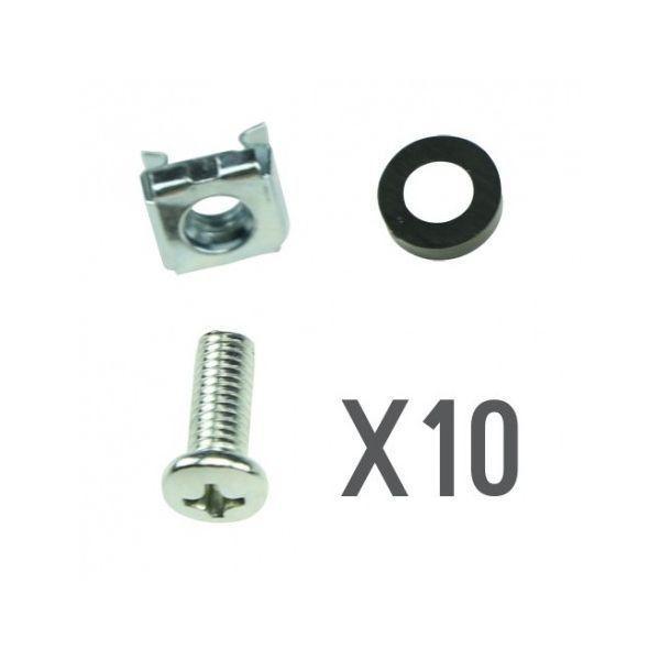 Kit de Parafusos para Rack PHASAK CN-M6 (10 conjuntos) — miniatura 2