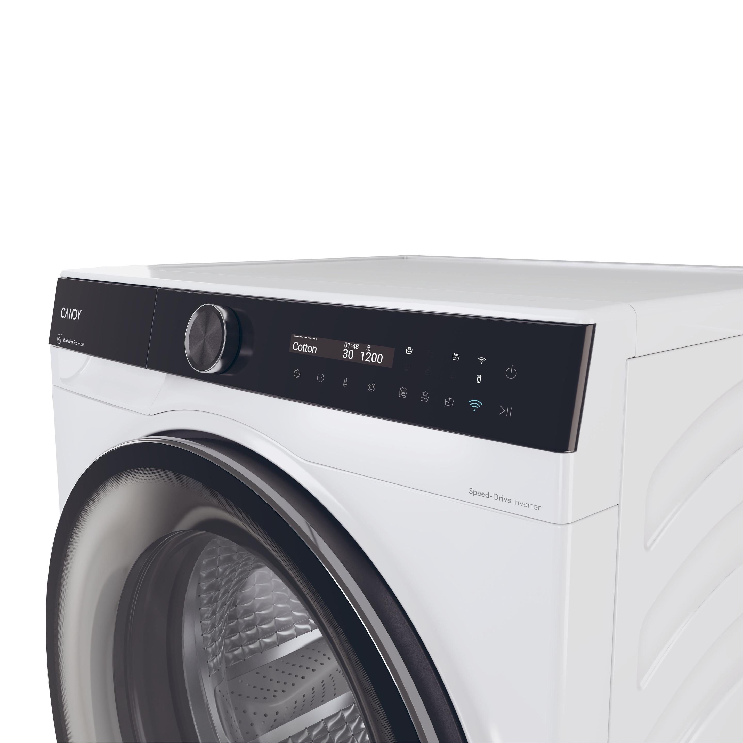 Máquina de Lavar Roupa Independente CANDY BS49B9-S (1400 RPM - B - A - Branco e Preto) — miniatura 6