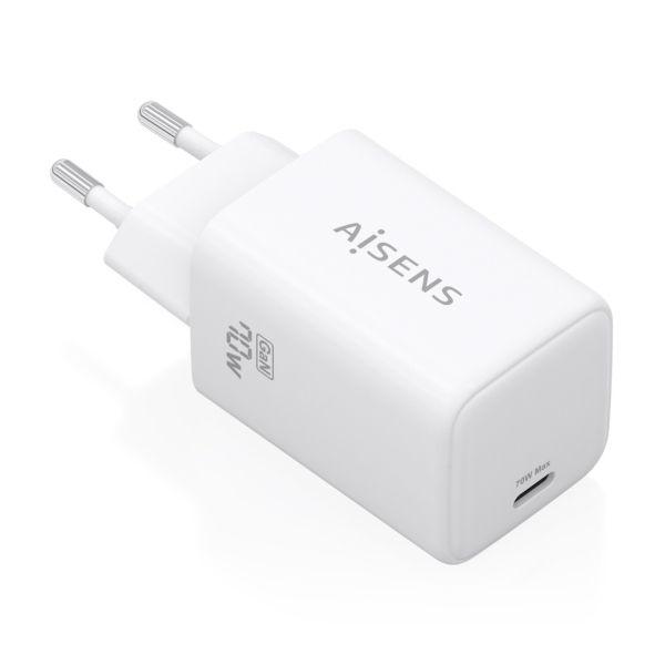 Carregador USB-C GaN AISENS ASCH-70W1P088-W (70 W - GaN - Branco)