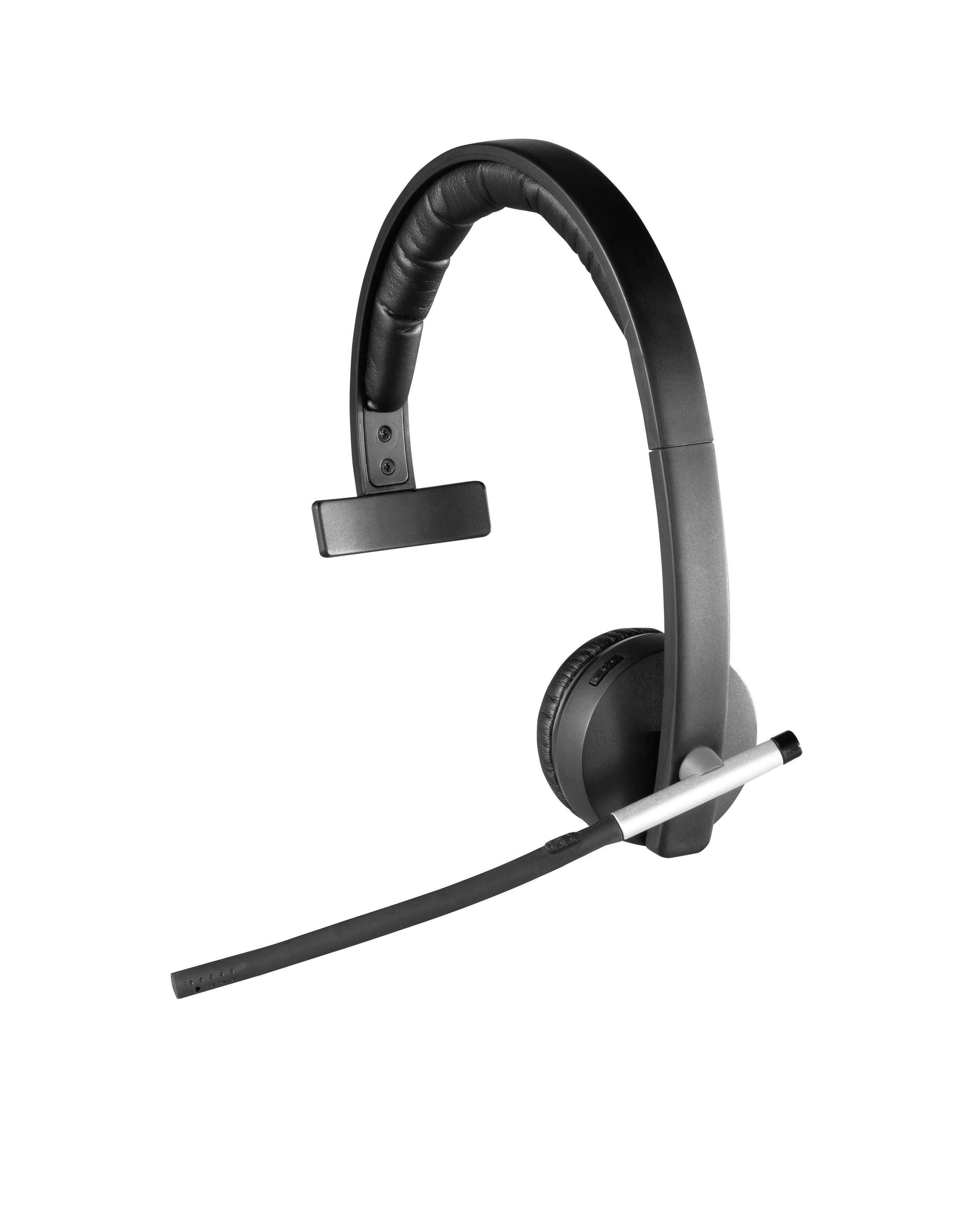 Headset LOGITECH H820e (Monofónico - Sem fios - Supra-aural - Preto)