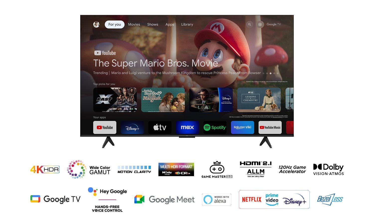 Televisão TCL TV 75P755 (75" - 4K Ultra HD - Google TV - Titânio), miniatura 14