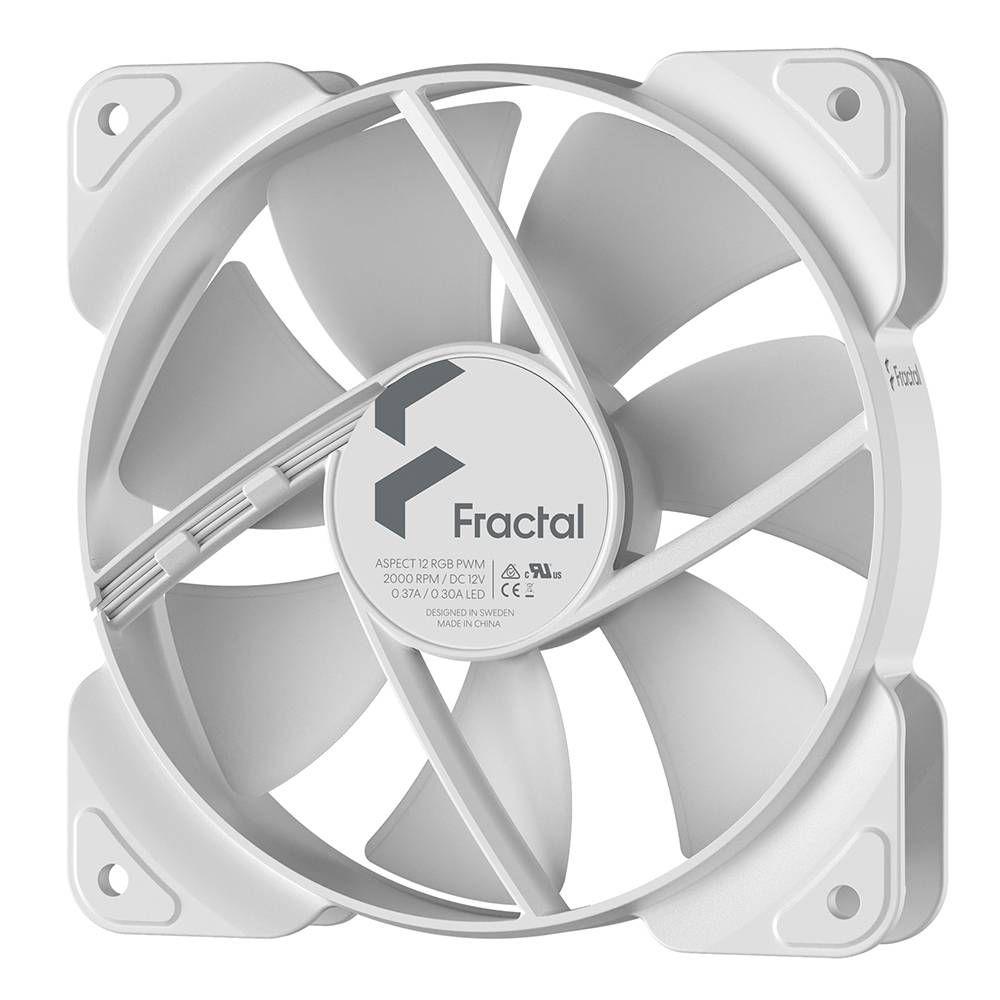 Ventoinha de Caixa FRACTAL DESIGN Aspect 12 RGB PWM White Frame (LED RGB - Branco) — miniatura 5