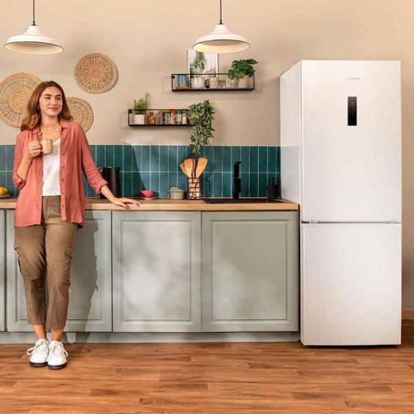 Frigorífico Combinado Independente CECOTEC Bolero CoolMarket Combi 290 (290 l - 185x59,5x58,7 cm - 185 cm - Branco) — miniatura 3