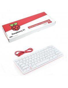 Teclado USB RASPBERRY PI SC0168 (PT - USB - Teclado USB - Vermelho e Branco)