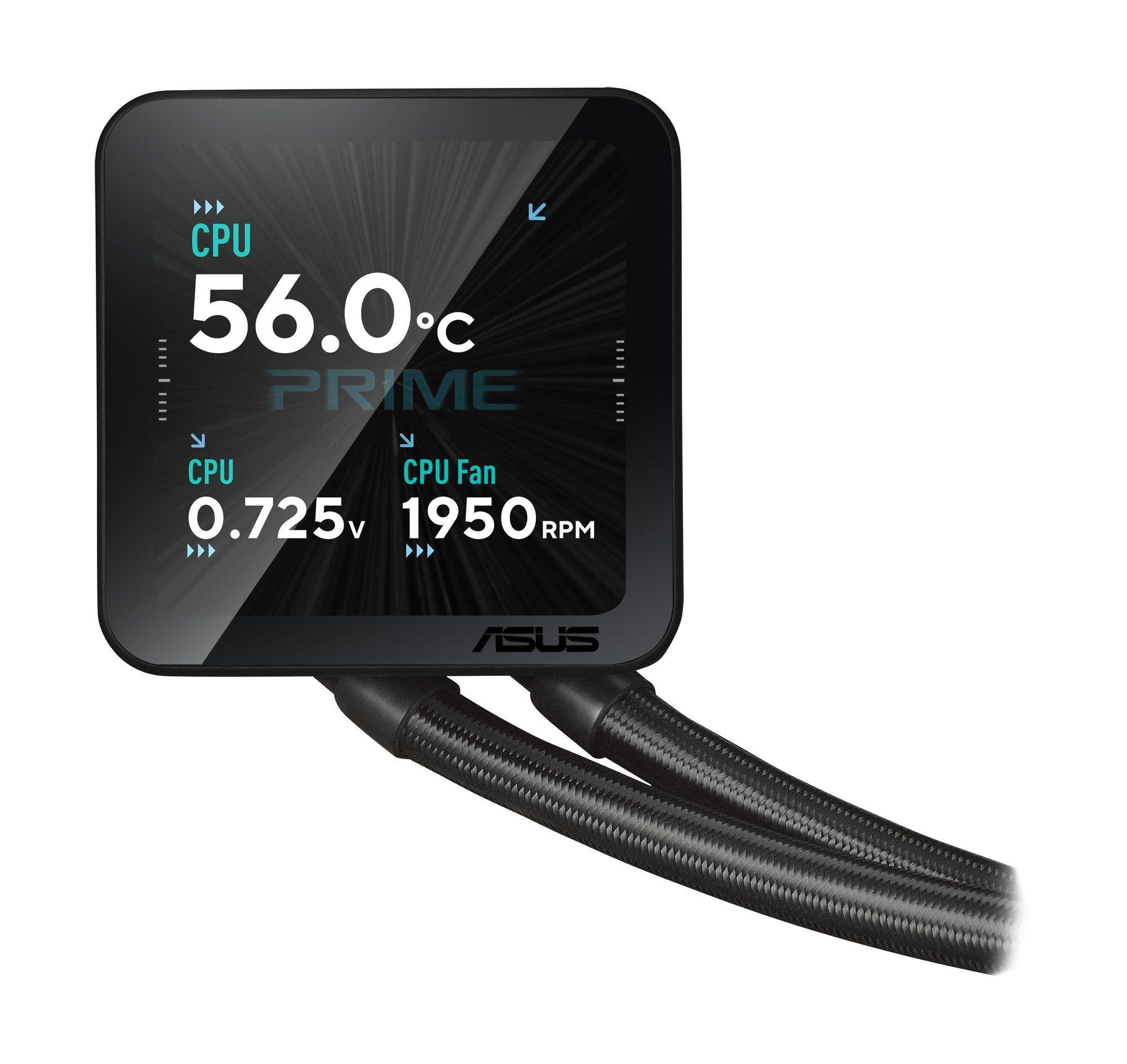 Sistema de Refrigeração Líquida ASUS PRIME LC II 360 ARGB LCD (Radiador 360 mm - Ecrã IPS 3,95" - Preto), miniatura 4
