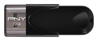 Pen USB PNY Attaché 4 (Tampa - USB Type-A - USB 2.0 - Preto)