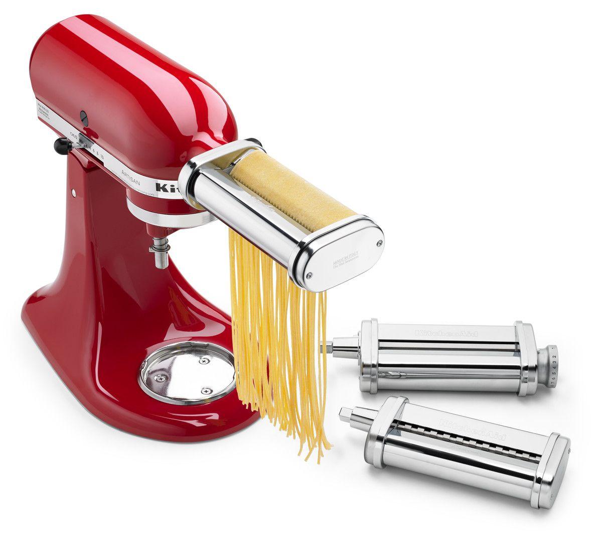 Conjunto de Acessórios para Massa KITCHENAID 5KSMPRA (Altura 5,6 cm - Cromado) — miniatura 2