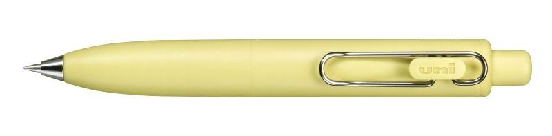 Caneta Esferográfica Retrátil UNIBALL One P (Corpo Amarelo Banana)
