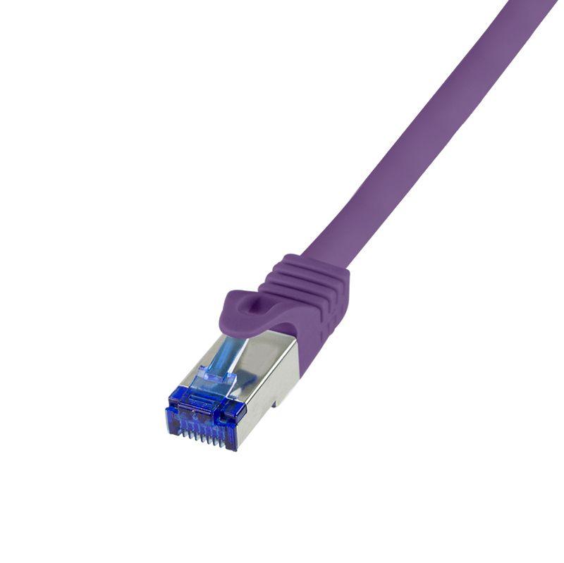 Cabo de Rede LOGILINK C6A059S (2 m - Cat6A - RJ-45 - Violeta)