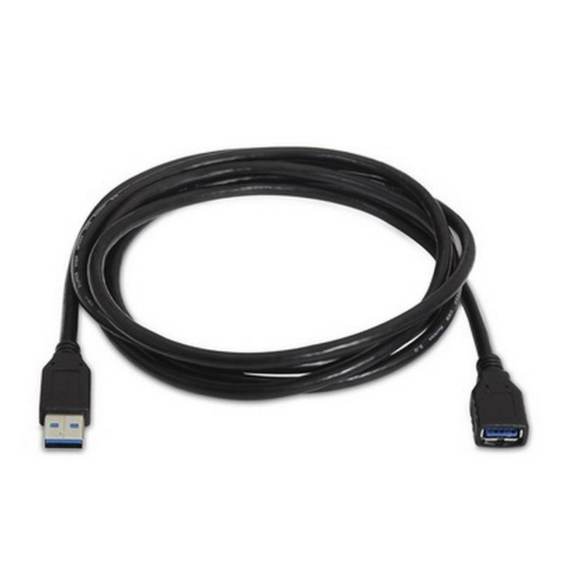 Cabo USB NANOCABLE 10.01.0901-BK (1 m - USB A - Preto), miniatura 3