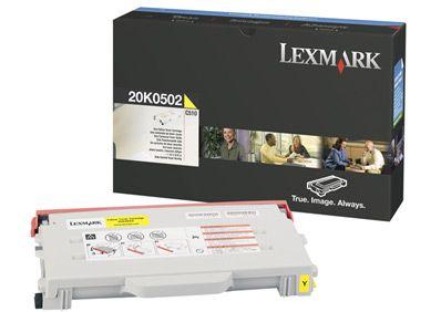 Toner LEXMARK 20K0502 (3000 páginas - Amarelo)