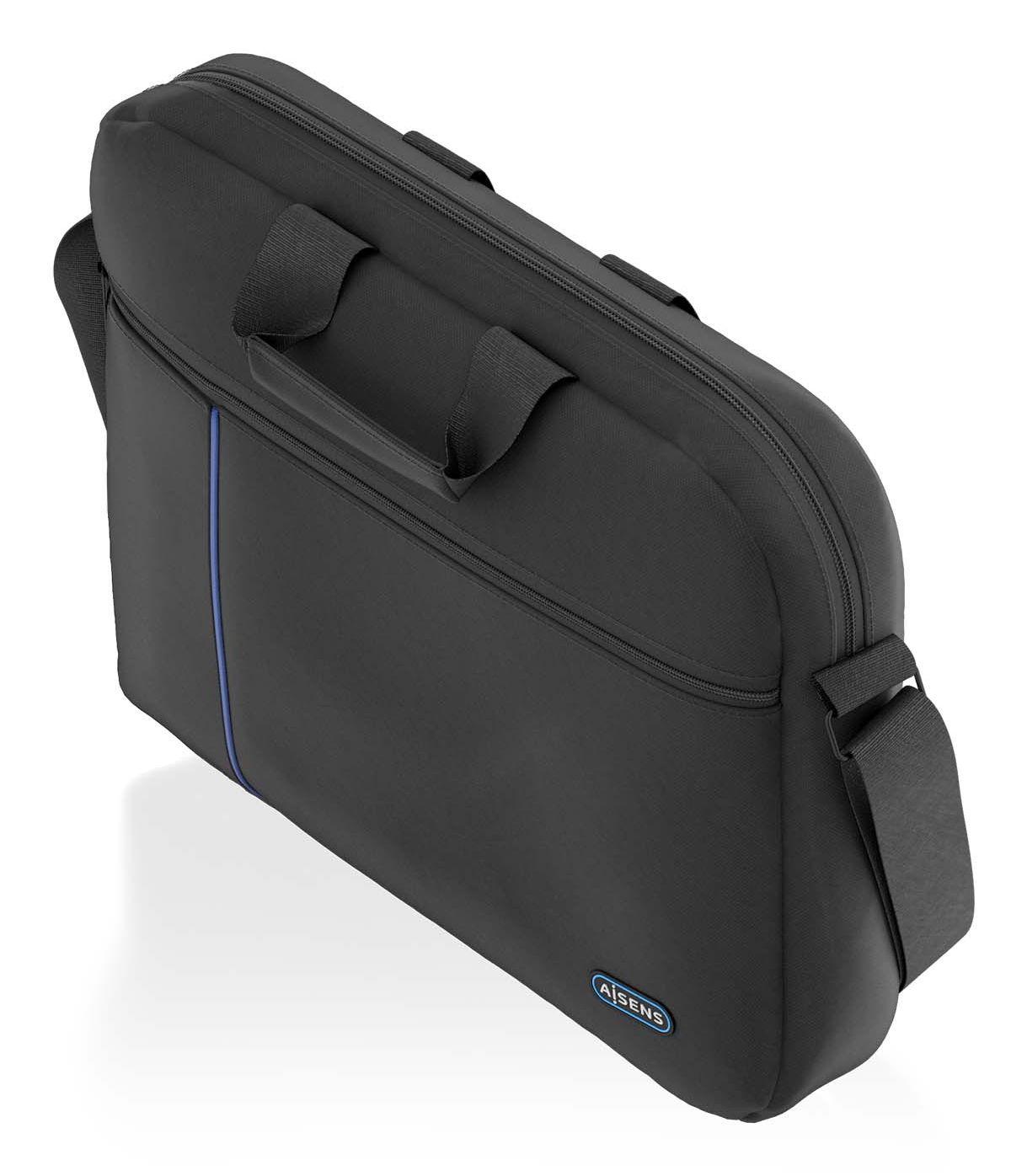 Mala para Portátil AISENS ASBG-BC021-BK (Poliéster - 39,6 cm - Altura 31,5 cm - Preto), miniatura 2