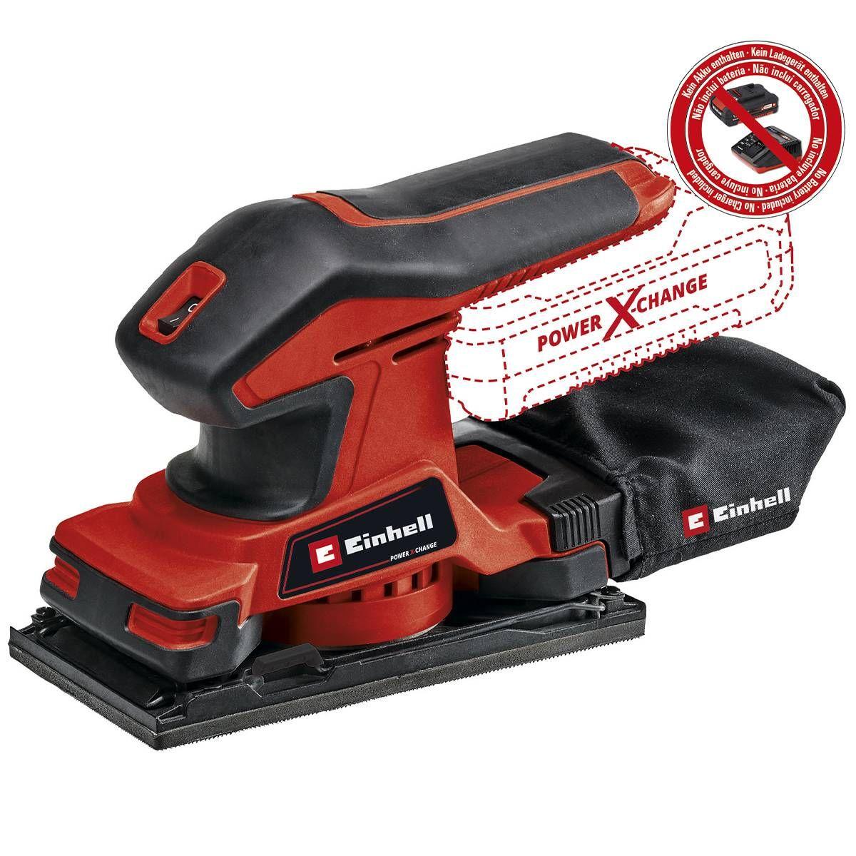 Lixadora Orbital EINHELL TC-OS 18/187 Li-Solo (Preto/Vermelho), imagem 1
