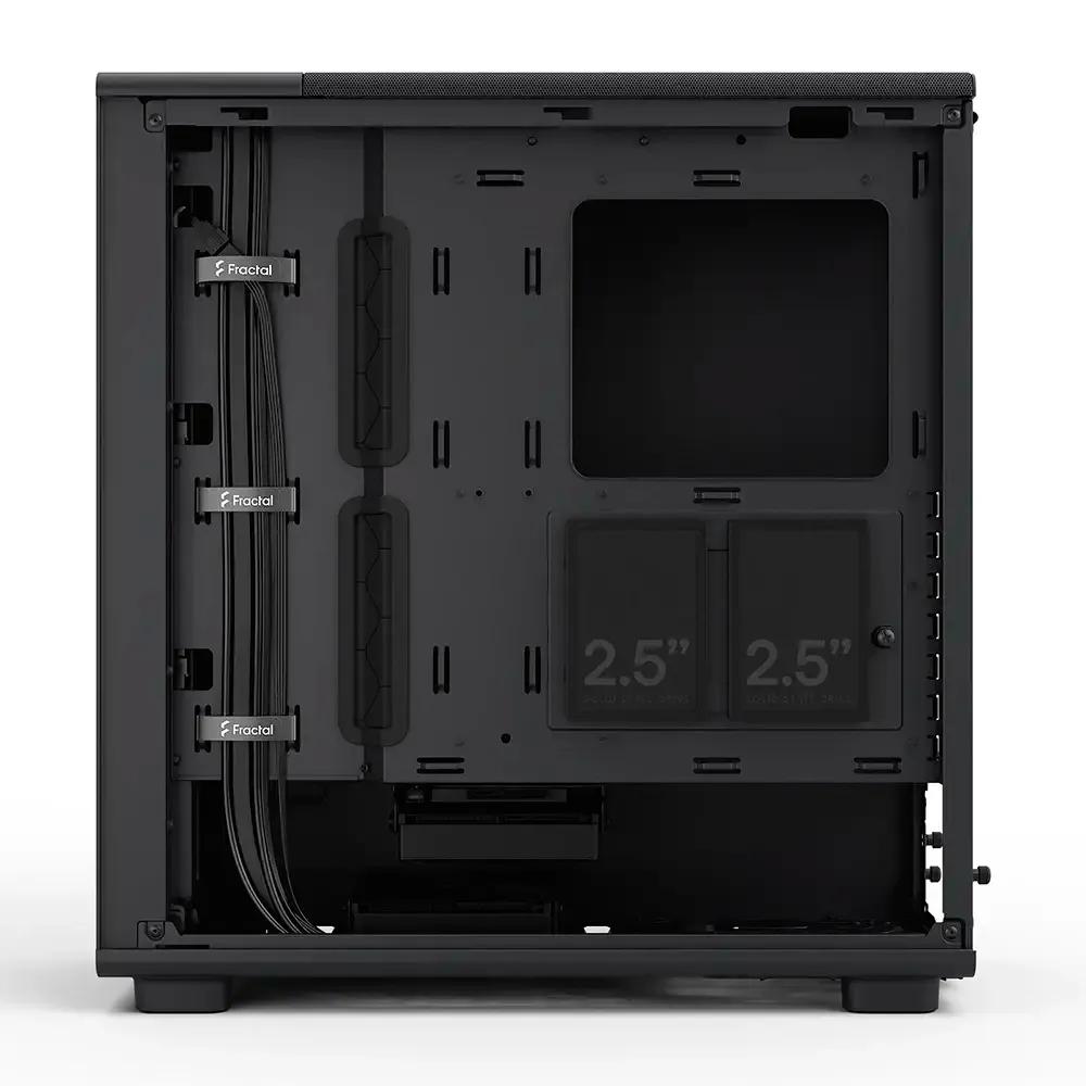 Caixa ATX FRACTAL DESIGN Epoch Black Solid (ATX, Micro ATX, Mini-ITX - Midi Tower - Aço - Preto) — miniatura 6