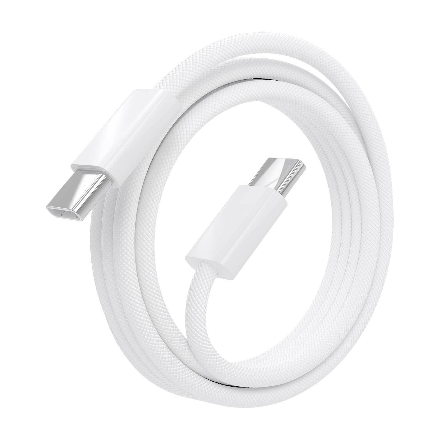 Cabo USB-C AISENS A107-0856 (2 m - USB C - USB 2.0 - Branco) — miniatura 2
