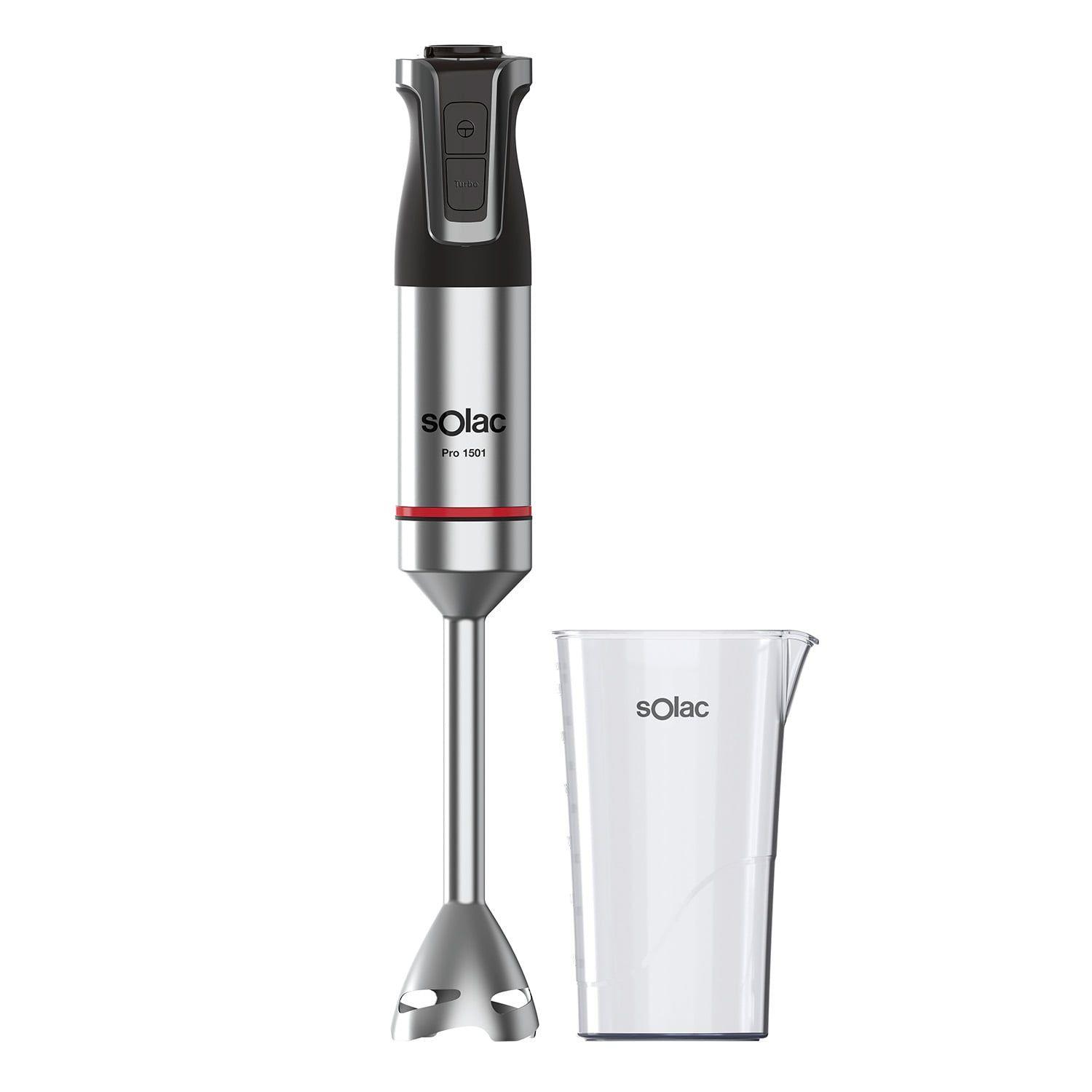 Varinha Mágica SOLAC BA5617 Pro Chef 1501 (1500 W - Altura 41 cm - Preto/Aço Inoxidável)