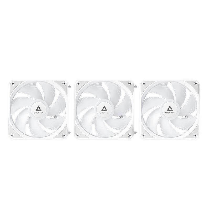 Sistema de Refrigeração Líquida CHIEFTEC Iceberg 360-RGB-W (120 mm - 2200 RPM - Multi - Branco) — miniatura 3