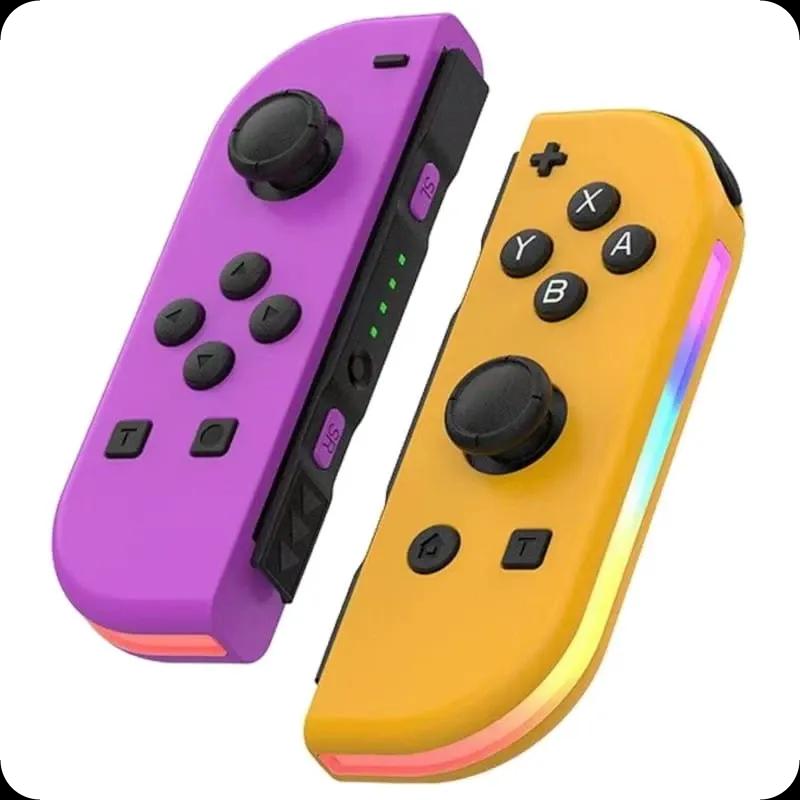 Comando POWERGAMING J-C Set (Xbox/Nintendo Switch - Bluetooth - Púrpura e Laranja)