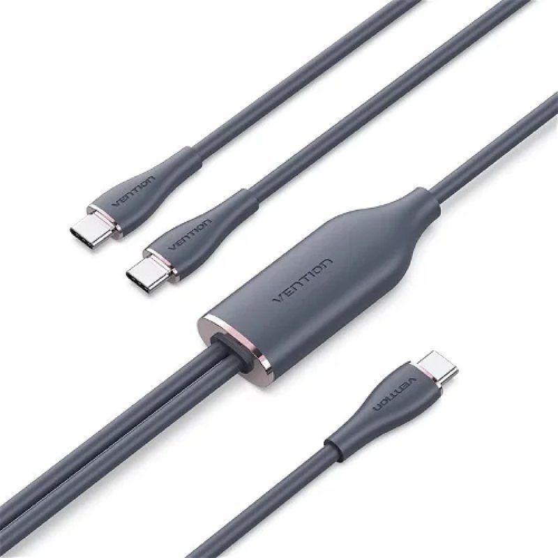 Cabo USB-C VENTION CTMBG (1,5 m - Preto)