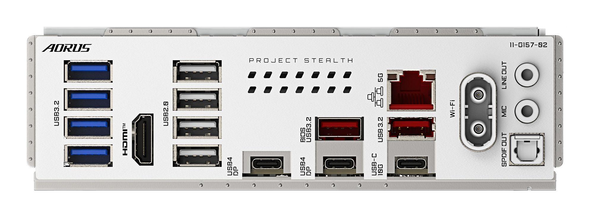 Motherboard GIGABYTE X870 AORUS STEALTH ICE (AM5 - ATX - Duplo canal - Branco), miniatura 6